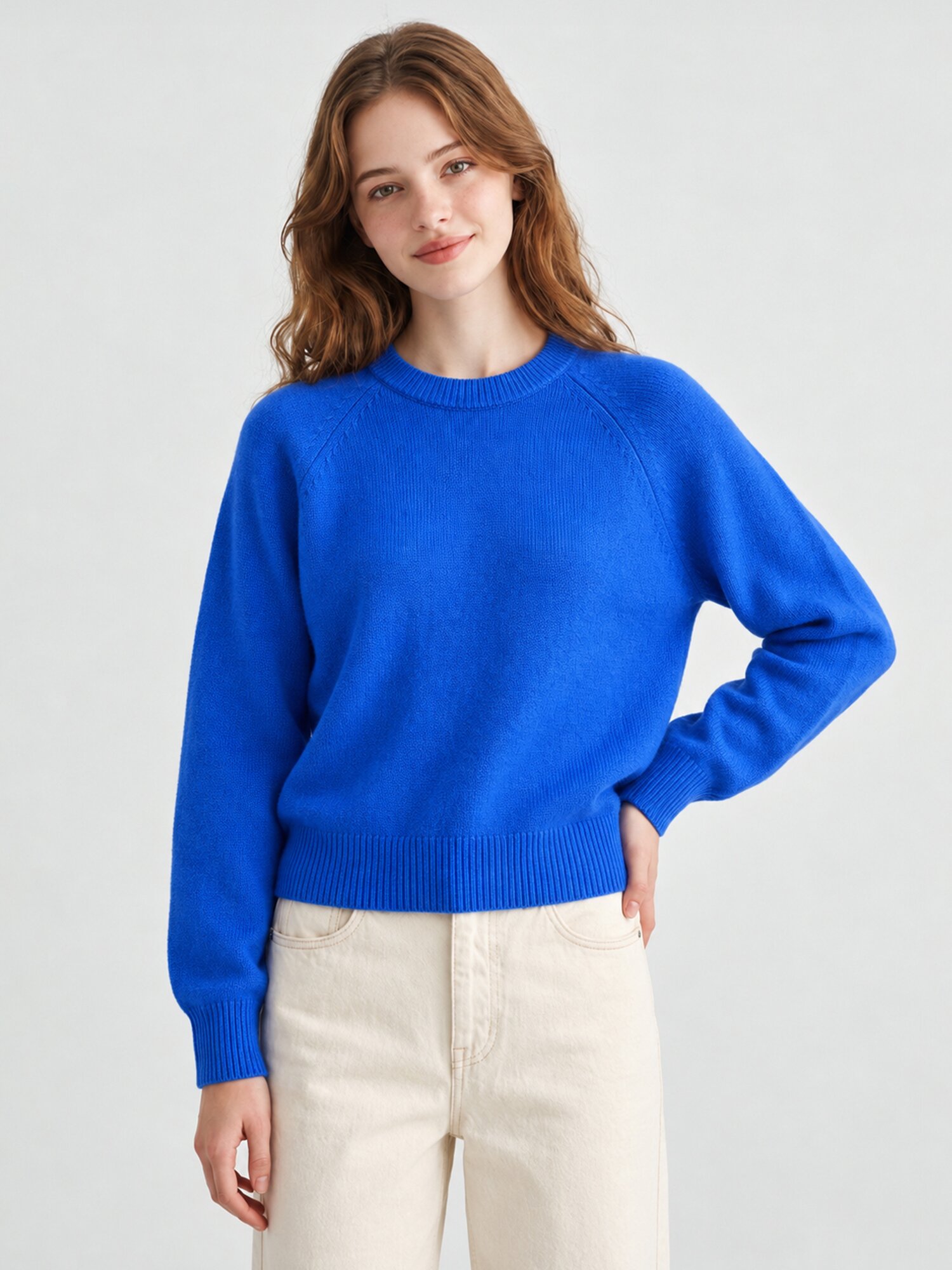 PURE WOOL BASIC KNIT (BL)