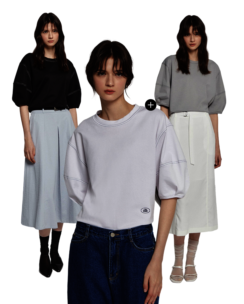 COTTON STITCH T-SHIRT